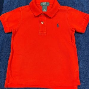 Polo by Ralph Lauren boys shirt - Orange - size 18 month.